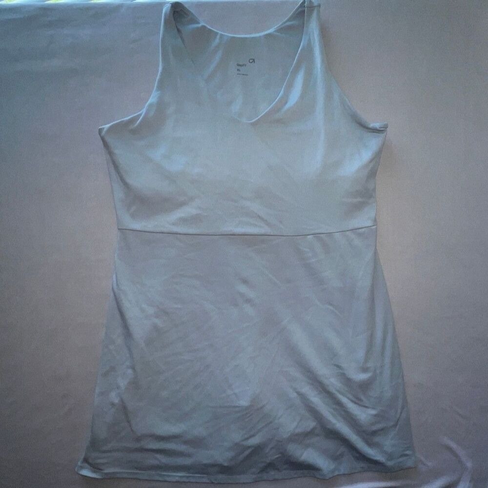 GapFit Women's Racerback Athletic Tank Top Skort Light Blue Size XL